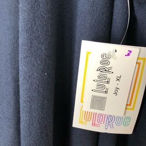 LulaRoe XL navy blue Joy